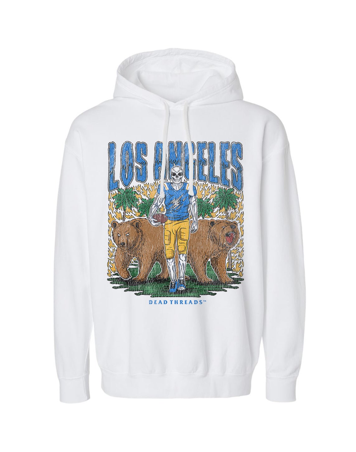 LOS ANGELES FOOTBALL - LIGHTWEIGHT HOODIE – Lightweight – Dead Threads Apparel