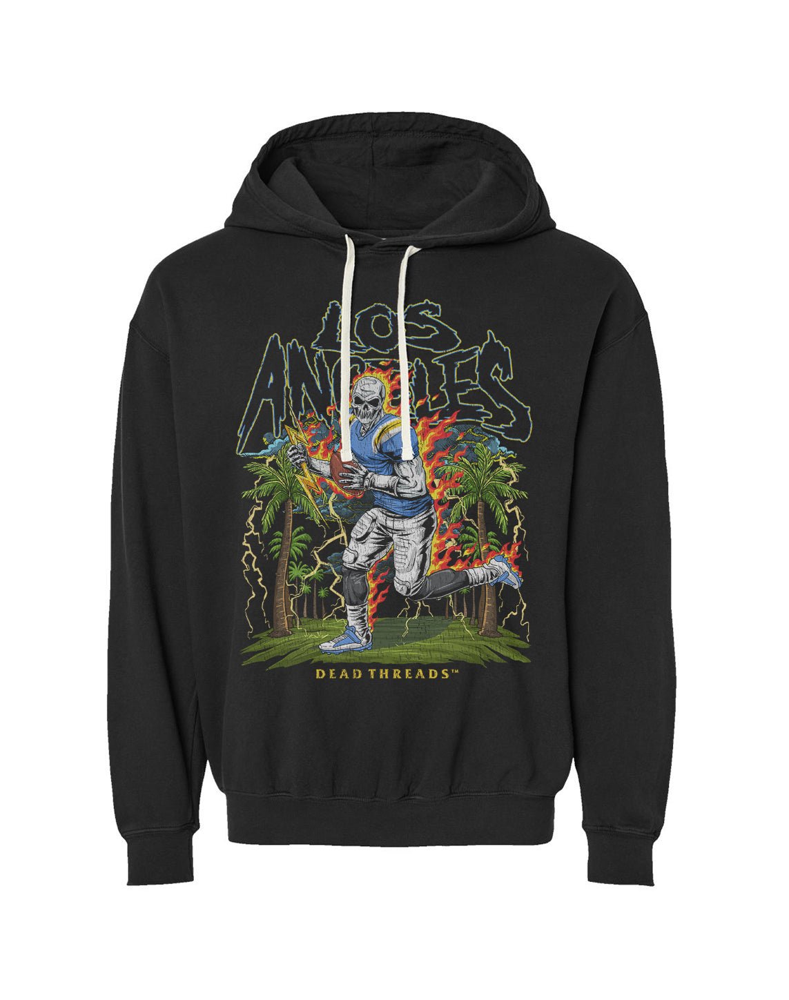 LOS ANGELES FOOTBALL - LIGHTWEIGHT HOODIE – Lightweight – Dead Threads Apparel