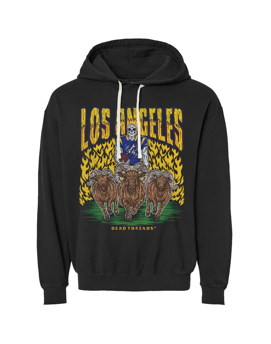 LOS ANGELES FOOTBALL - LIGHTWEIGHT HOODIE – Lightweight – Dead Threads Apparel