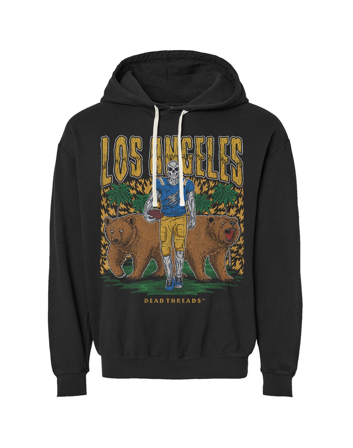 LOS ANGELES FOOTBALL - LIGHTWEIGHT HOODIE – Lightweight – Dead Threads Apparel