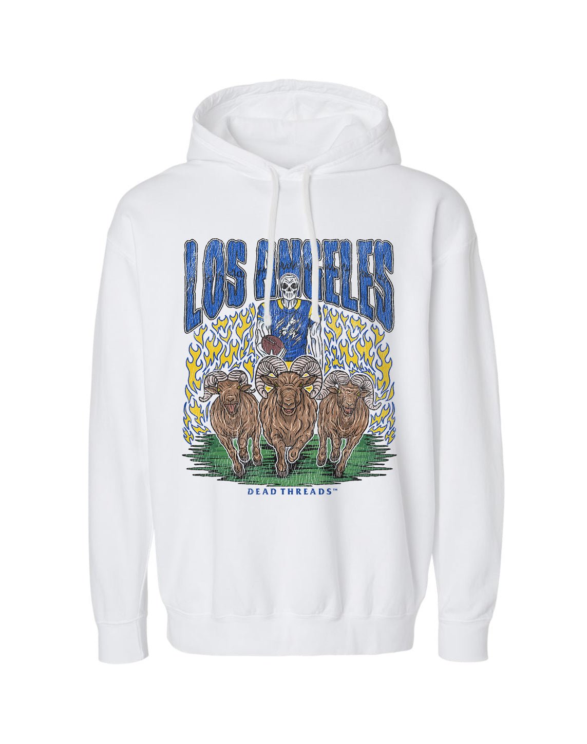 LOS ANGELES FOOTBALL - LIGHTWEIGHT HOODIE – Lightweight – Dead Threads Apparel