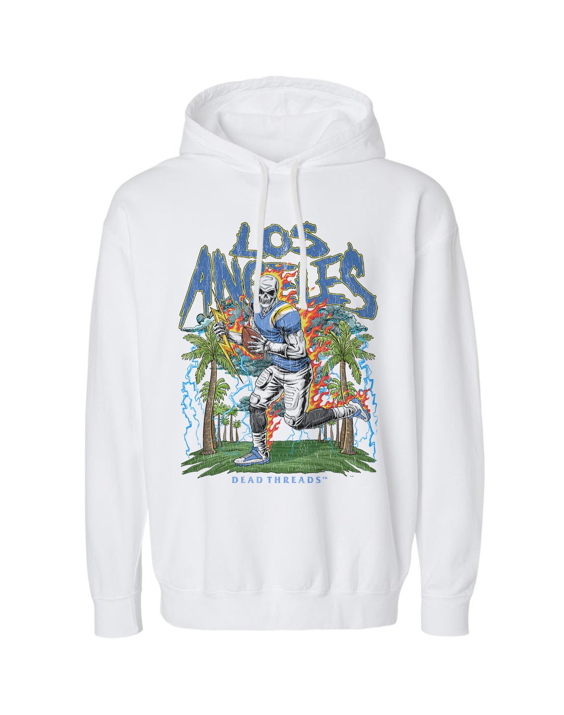 LOS ANGELES FOOTBALL - LIGHTWEIGHT HOODIE – Lightweight – Dead Threads Apparel