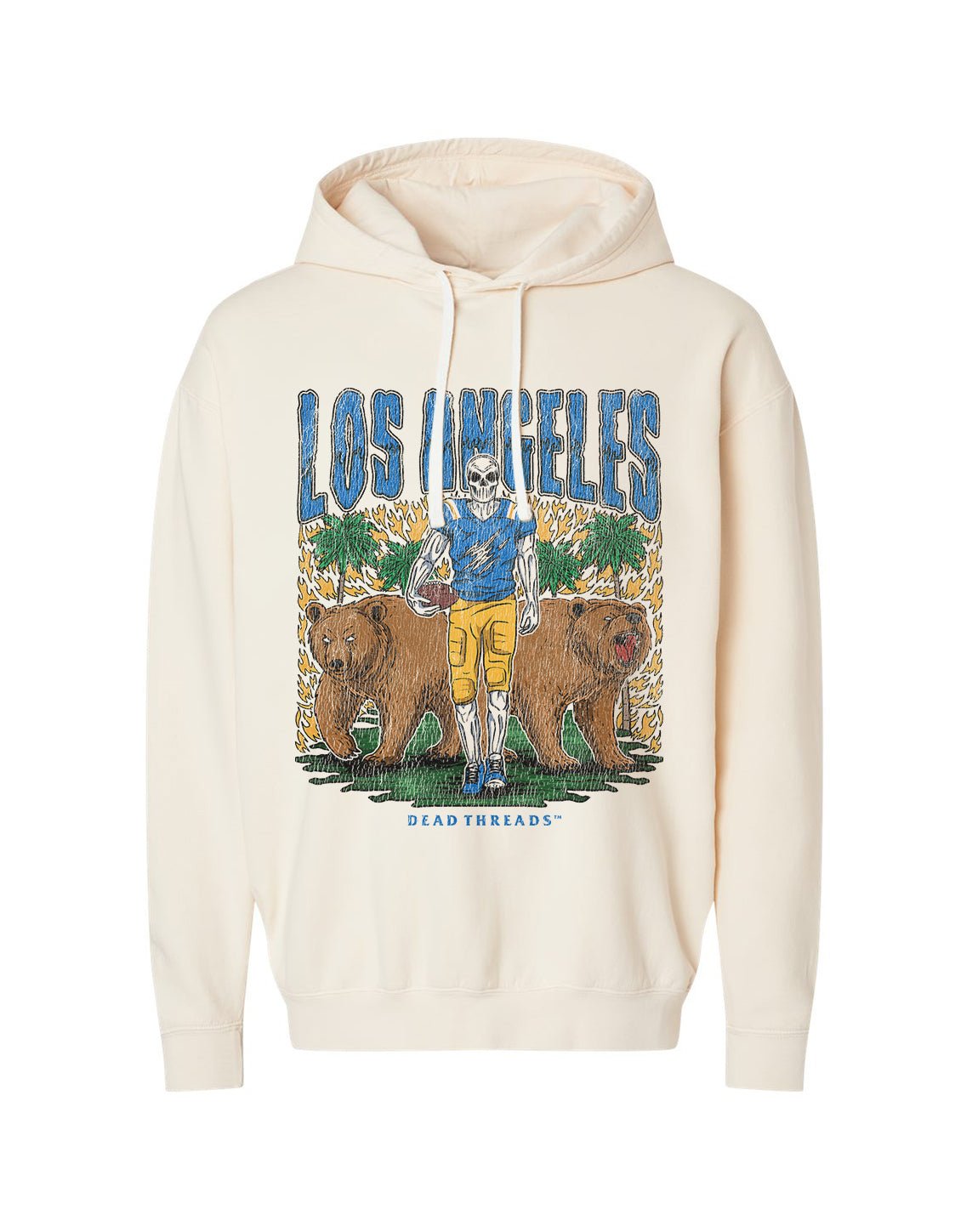 LOS ANGELES FOOTBALL - LIGHTWEIGHT HOODIE – Lightweight – Dead Threads Apparel