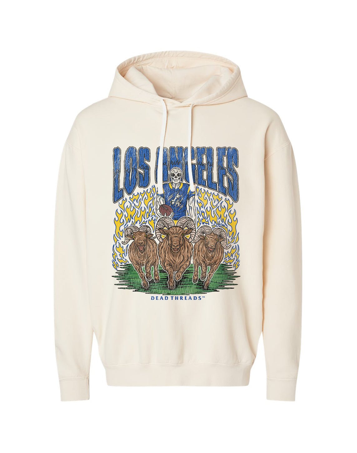 LOS ANGELES FOOTBALL - LIGHTWEIGHT HOODIE – Lightweight – Dead Threads Apparel