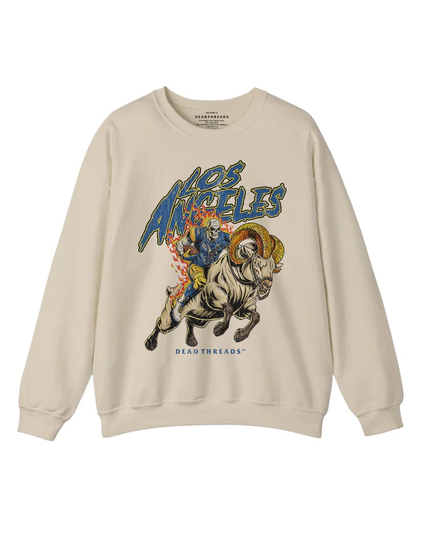 LOS ANGELES FOOTBALL v2 CREWNECK SWEATSHIRT – Sweatshirt – Dead Threads Apparel