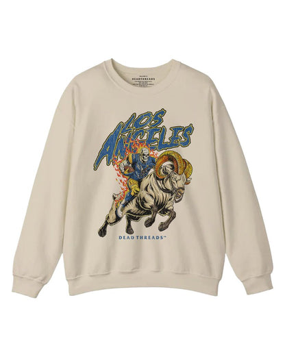 LOS ANGELES FOOTBALL v2 CREWNECK SWEATSHIRT – Sweatshirt – Dead Threads Apparel