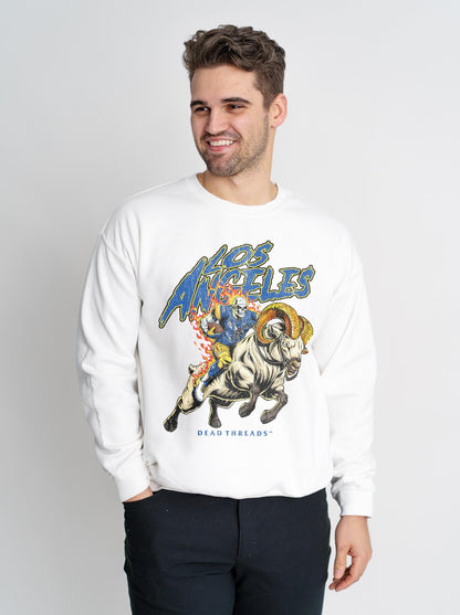 LOS ANGELES FOOTBALL v2 CREWNECK SWEATSHIRT – Sweatshirt – Dead Threads Apparel