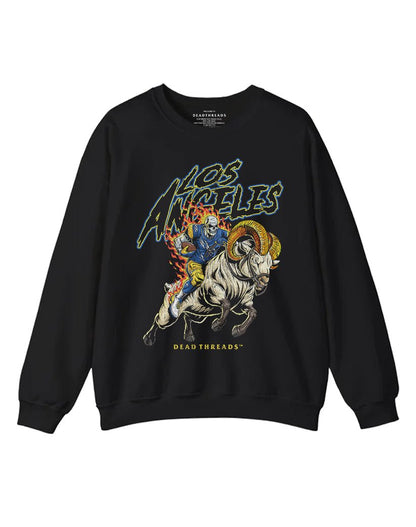 LOS ANGELES FOOTBALL v2 CREWNECK SWEATSHIRT – Sweatshirt – Dead Threads Apparel