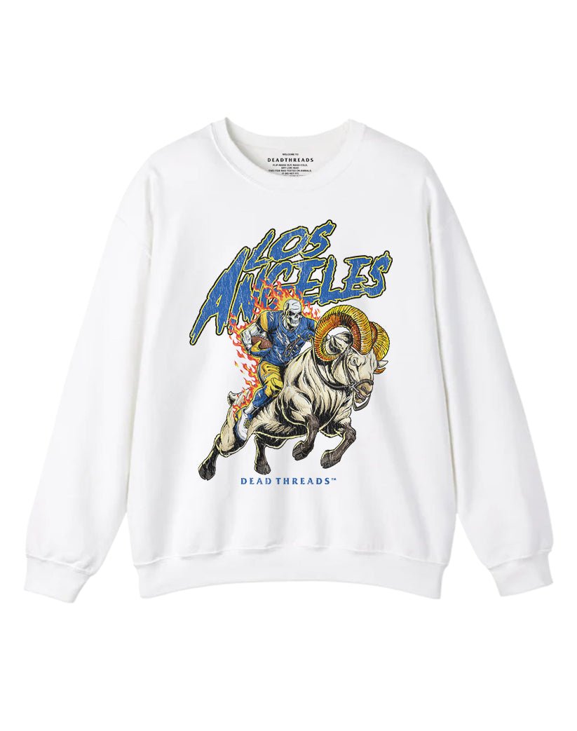LOS ANGELES FOOTBALL v2 CREWNECK SWEATSHIRT – Sweatshirt – Dead Threads Apparel