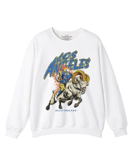LOS ANGELES FOOTBALL v2 CREWNECK SWEATSHIRT – Sweatshirt – Dead Threads Apparel
