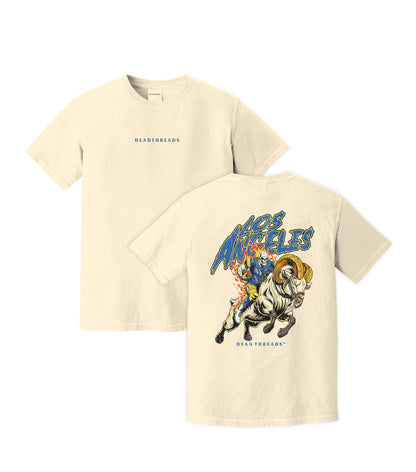 LOS ANGELES FOOTBALL v2 - “DT ESSENTIAL" PREMIUM T - SHIRT – T-Shirt – Dead Threads Apparel