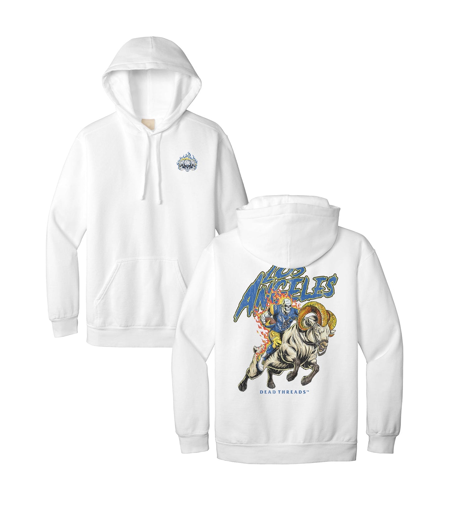 LOS ANGELES FOOTBALL v2 - HOODIE – Hoodie – Dead Threads Apparel