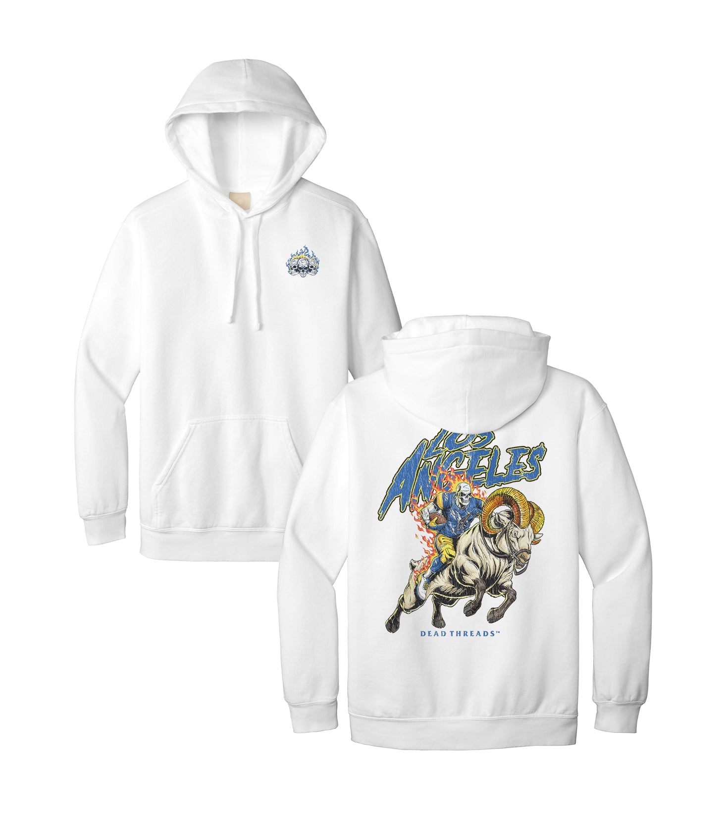 LOS ANGELES FOOTBALL v2 - HOODIE – Hoodie – Dead Threads Apparel
