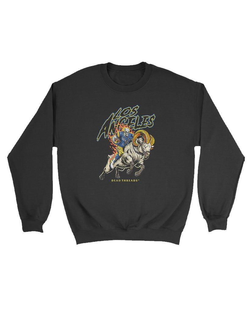LOS ANGELES FOOTBALL v2 KIDS CREWNECK SWEATSHIRT – Kids clothes – Dead Threads Apparel