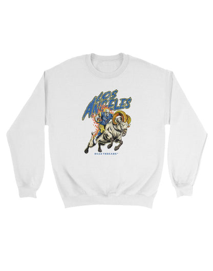 LOS ANGELES FOOTBALL v2 KIDS CREWNECK SWEATSHIRT – Kids clothes – Dead Threads Apparel
