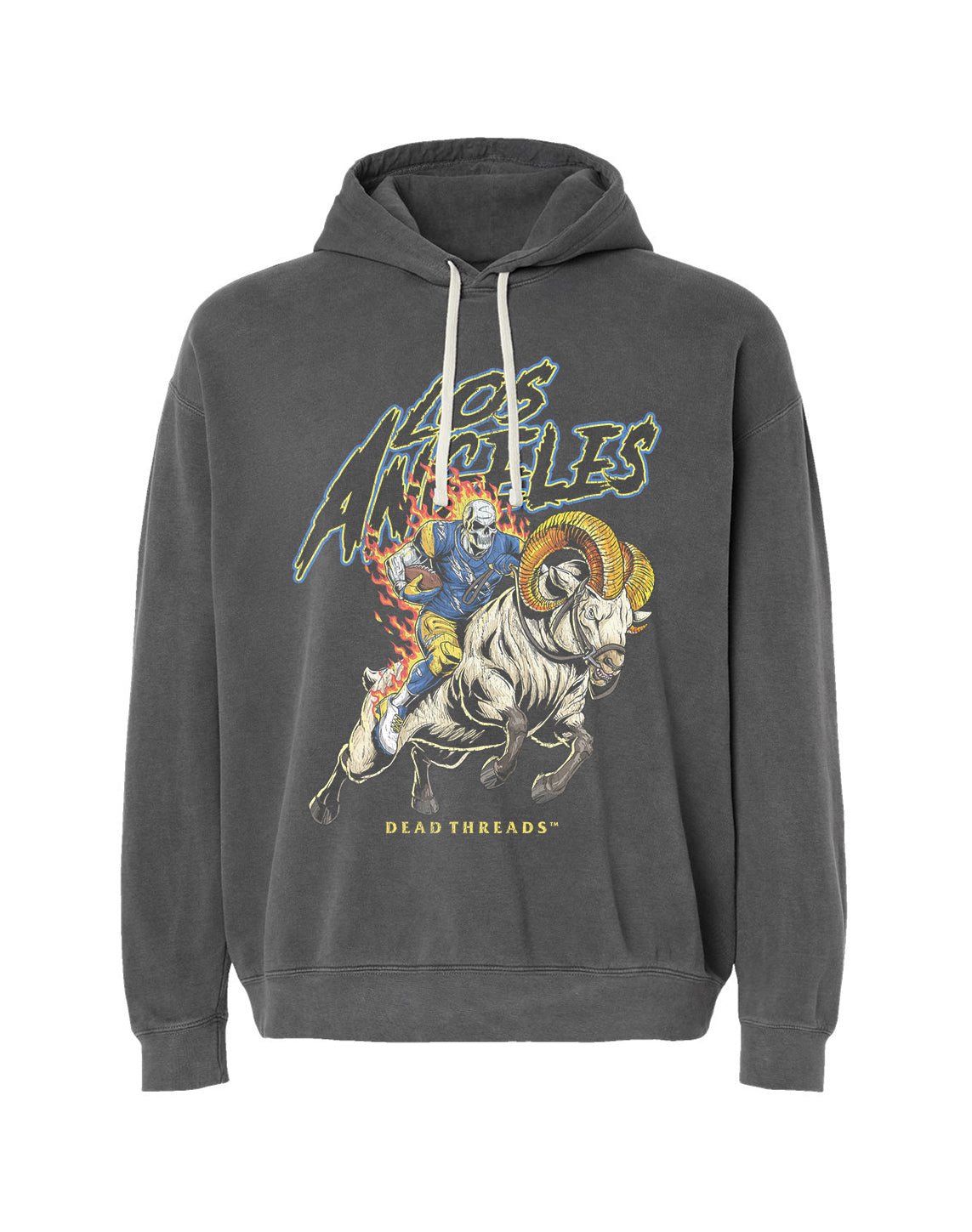LOS ANGELES FOOTBALL v2 - LIGHTWEIGHT HOODIE – Lightweight – Dead Threads Apparel