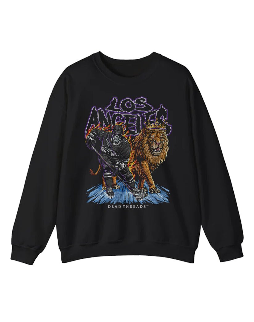 LOS ANGELES HOCKEY CREWNECK SWEATSHIRT – Sweatshirt – Dead Threads Apparel