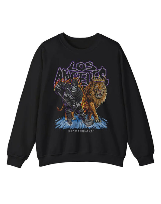 LOS ANGELES HOCKEY CREWNECK SWEATSHIRT – Sweatshirt – Dead Threads Apparel