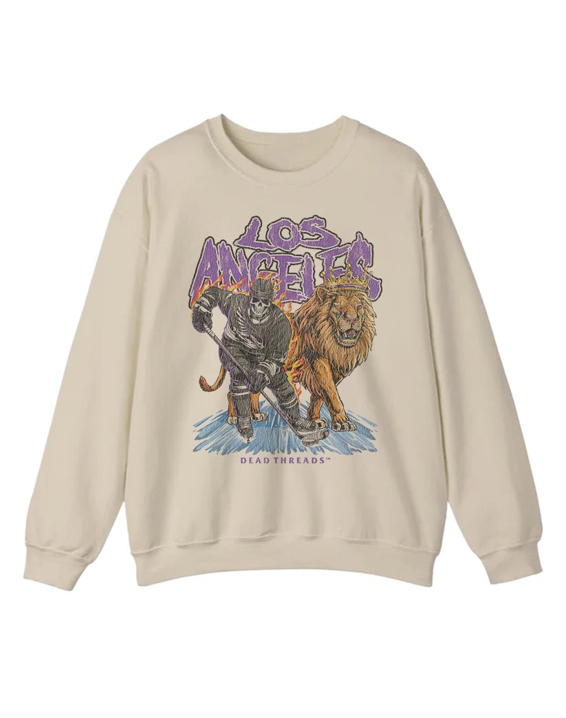 LOS ANGELES HOCKEY CREWNECK SWEATSHIRT – Sweatshirt – Dead Threads Apparel