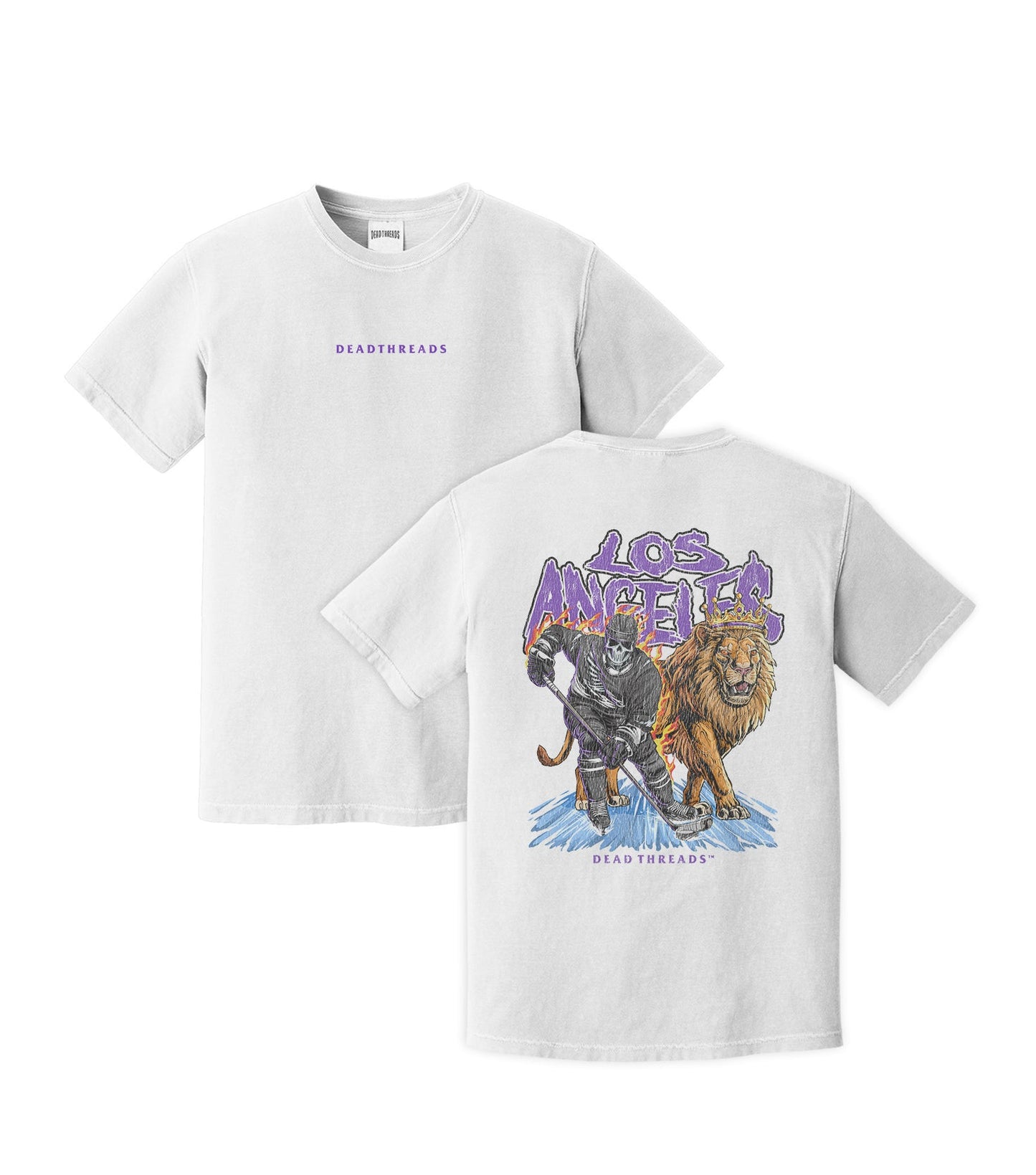 LOS ANGELES HOCKEY - “DT ESSENTIAL" PREMIUM T - SHIRT – T-Shirt – Dead Threads Apparel