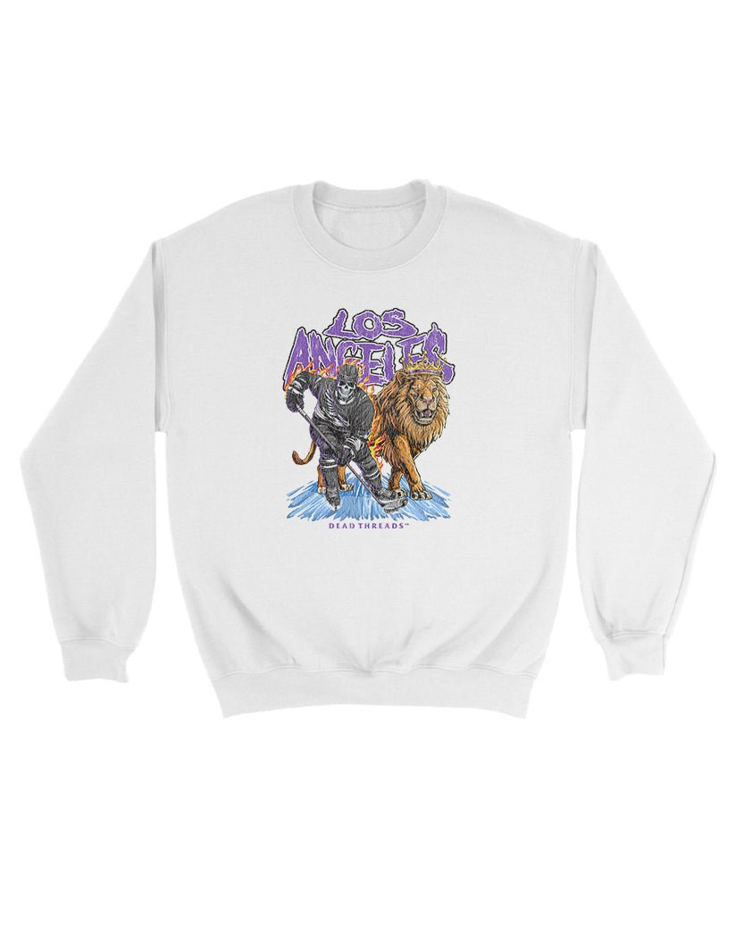 LOS ANGELES HOCKEY KIDS CREWNECK SWEATSHIRT – Kids clothes – Dead Threads Apparel