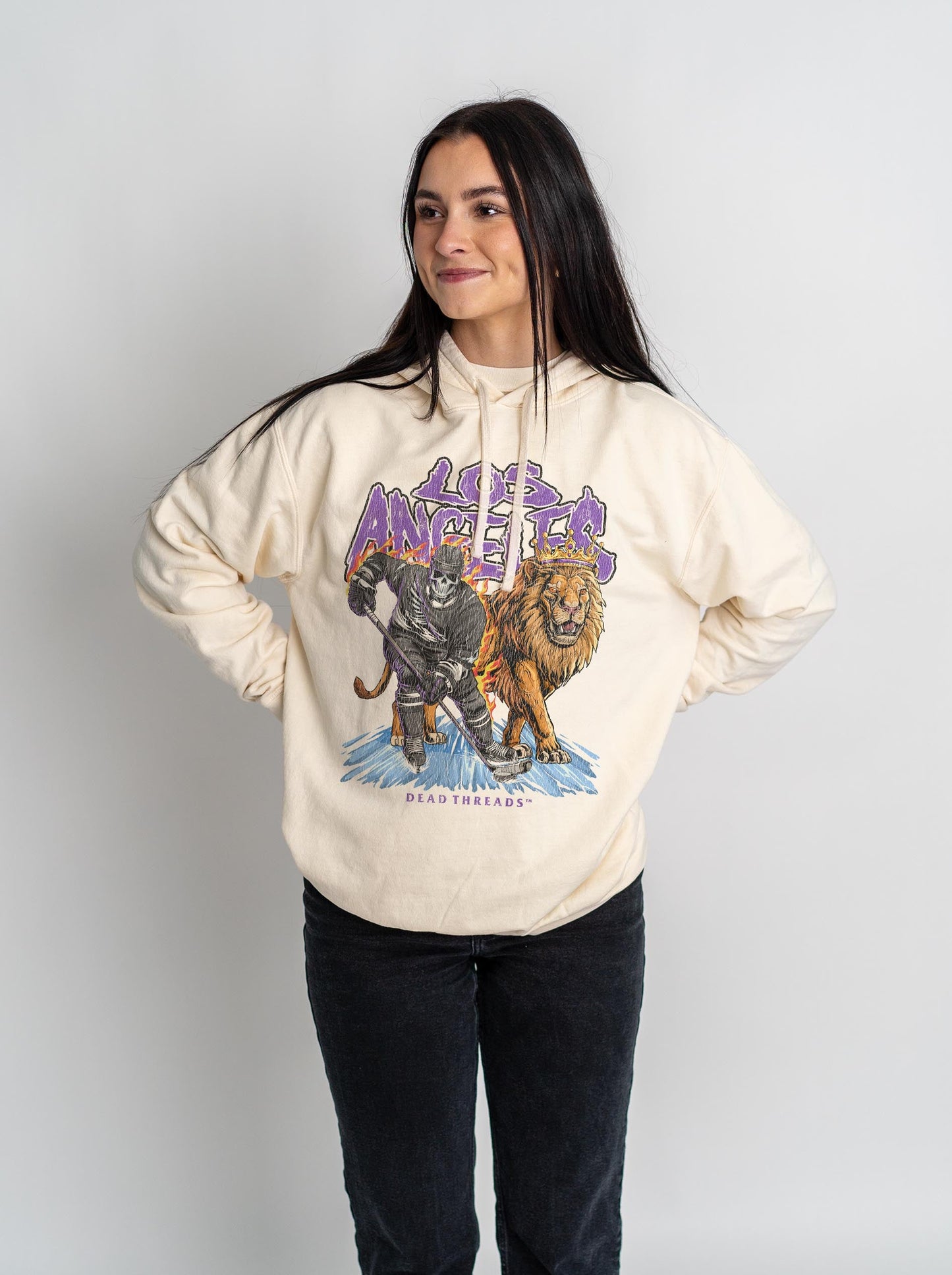 LOS ANGELES HOCKEY - LIGHTWEIGHT HOODIE – Lightweight – Dead Threads Apparel