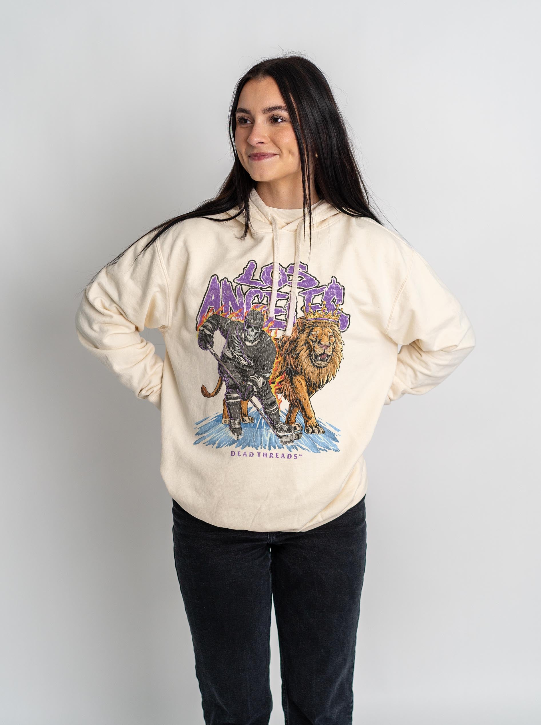 LOS ANGELES HOCKEY - LIGHTWEIGHT HOODIE – Lightweight – Dead Threads Apparel