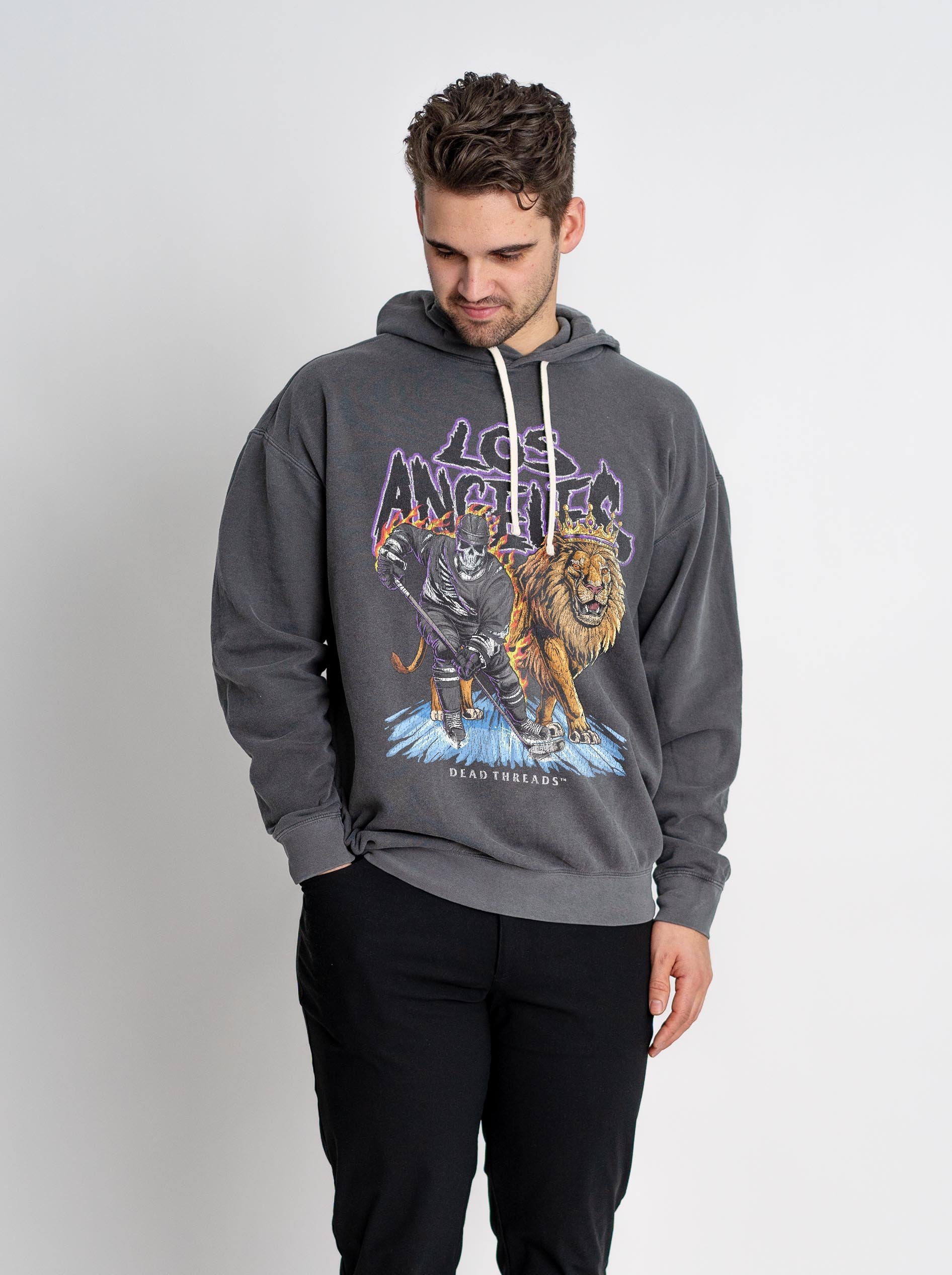 LOS ANGELES HOCKEY - LIGHTWEIGHT HOODIE – Lightweight – Dead Threads Apparel