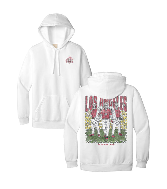 LOS ANGELES “RED” BASEBALL - HOODIE – Hoodie – Dead Threads Apparel