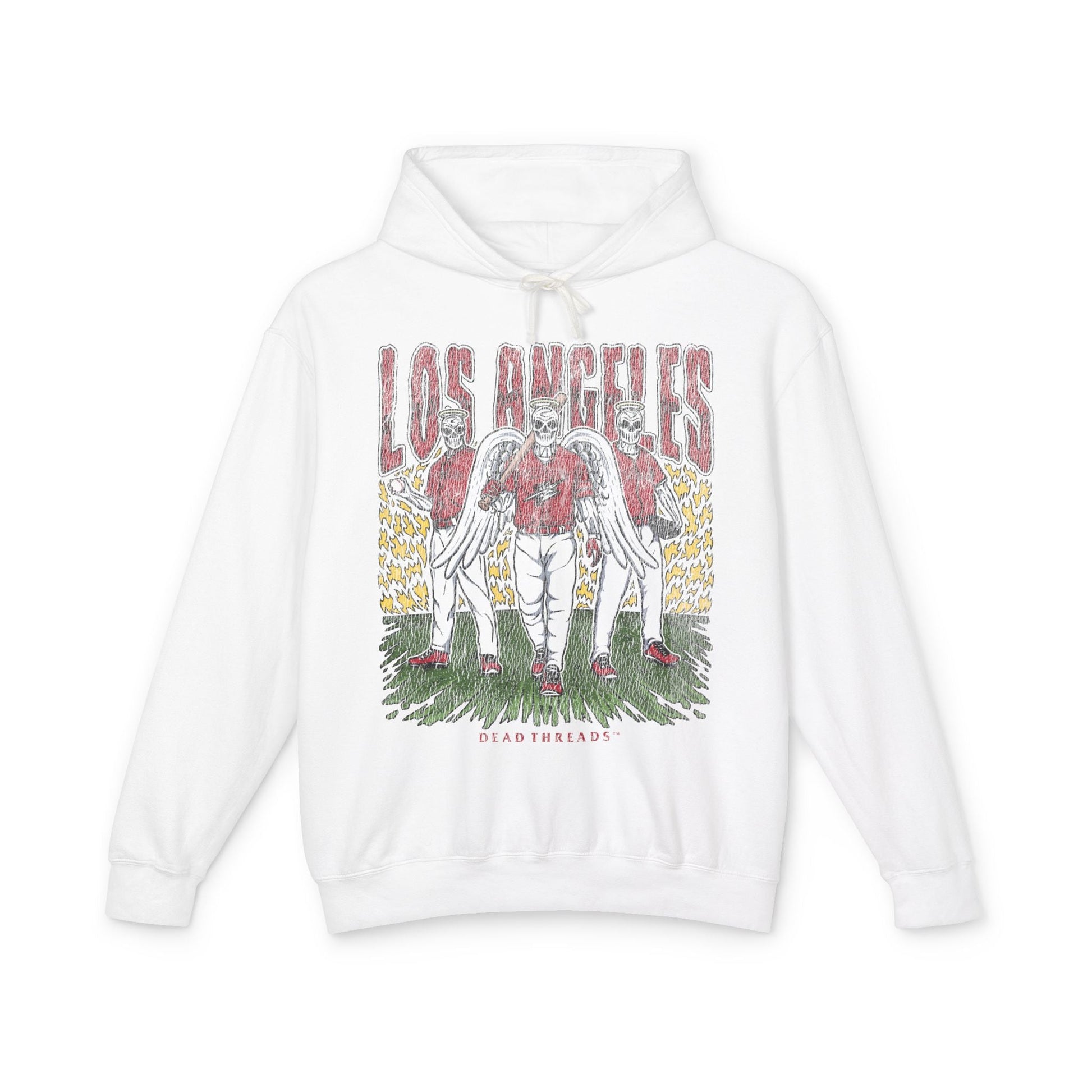 LOS ANGELES “RED” BASEBALL - LIGHTWEIGHT HOODIE – Lightweight – Dead Threads Apparel