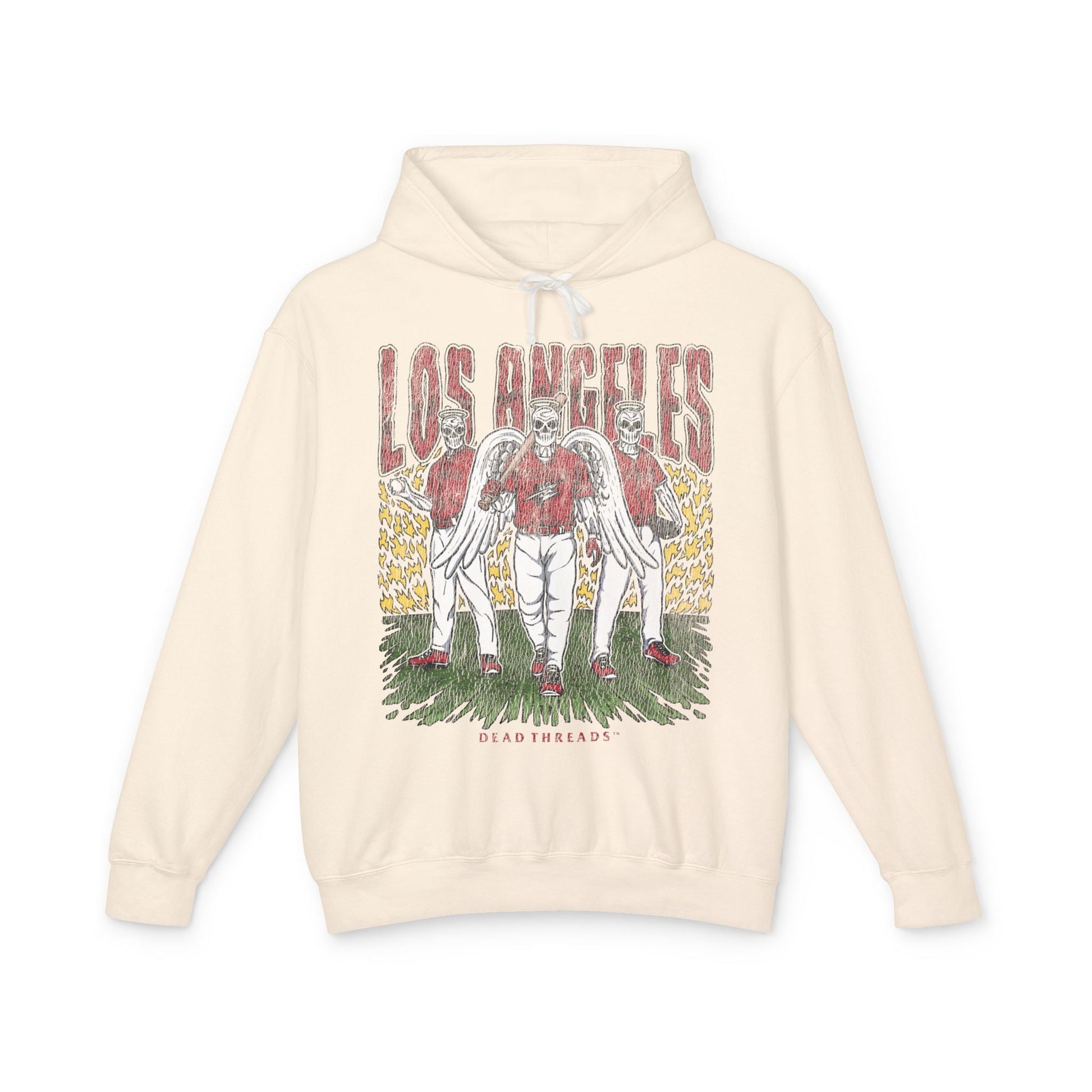LOS ANGELES “RED” BASEBALL - LIGHTWEIGHT HOODIE – Lightweight – Dead Threads Apparel
