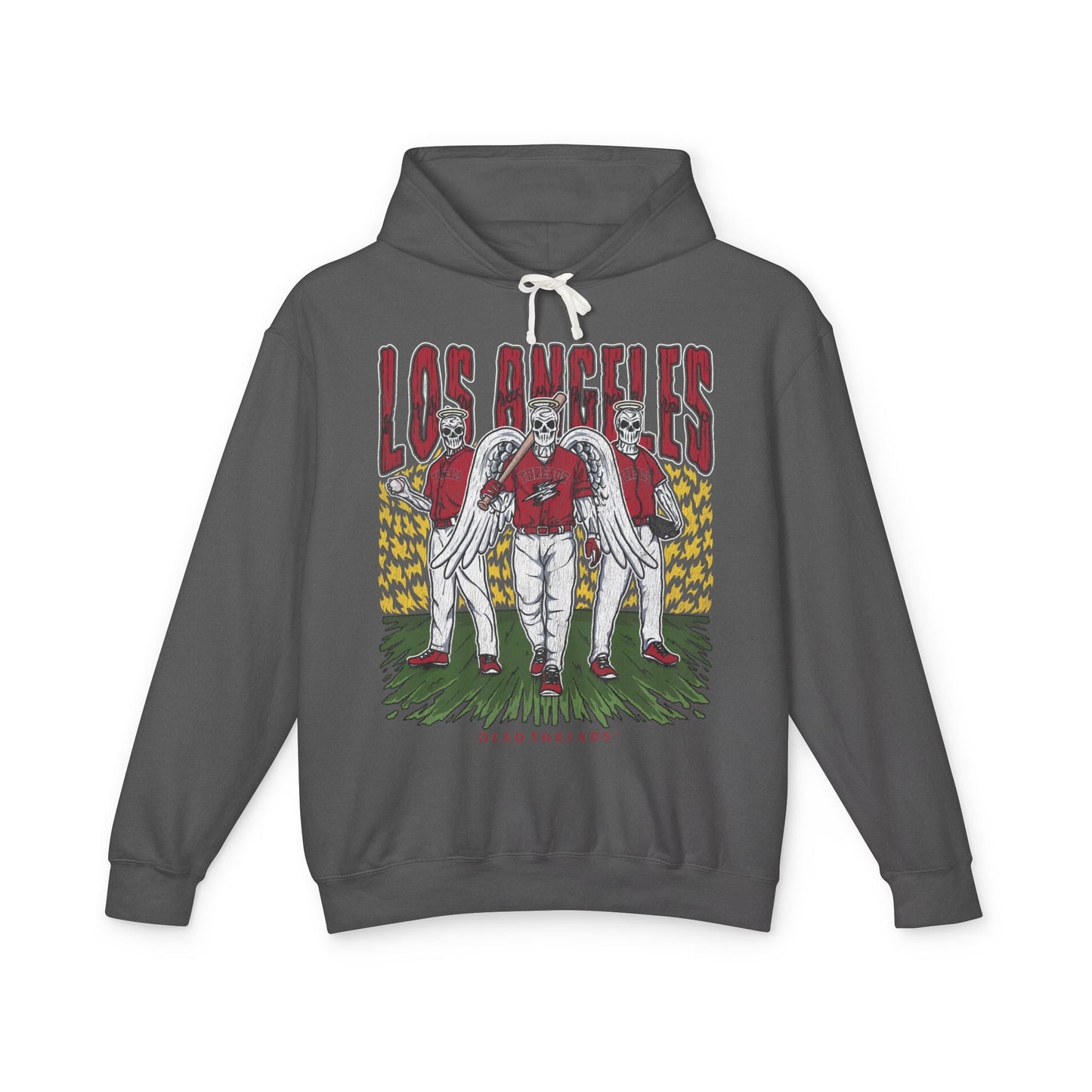 LOS ANGELES “RED” BASEBALL - LIGHTWEIGHT HOODIE – Lightweight – Dead Threads Apparel