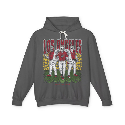 LOS ANGELES “RED” BASEBALL - LIGHTWEIGHT HOODIE – Lightweight – Dead Threads Apparel