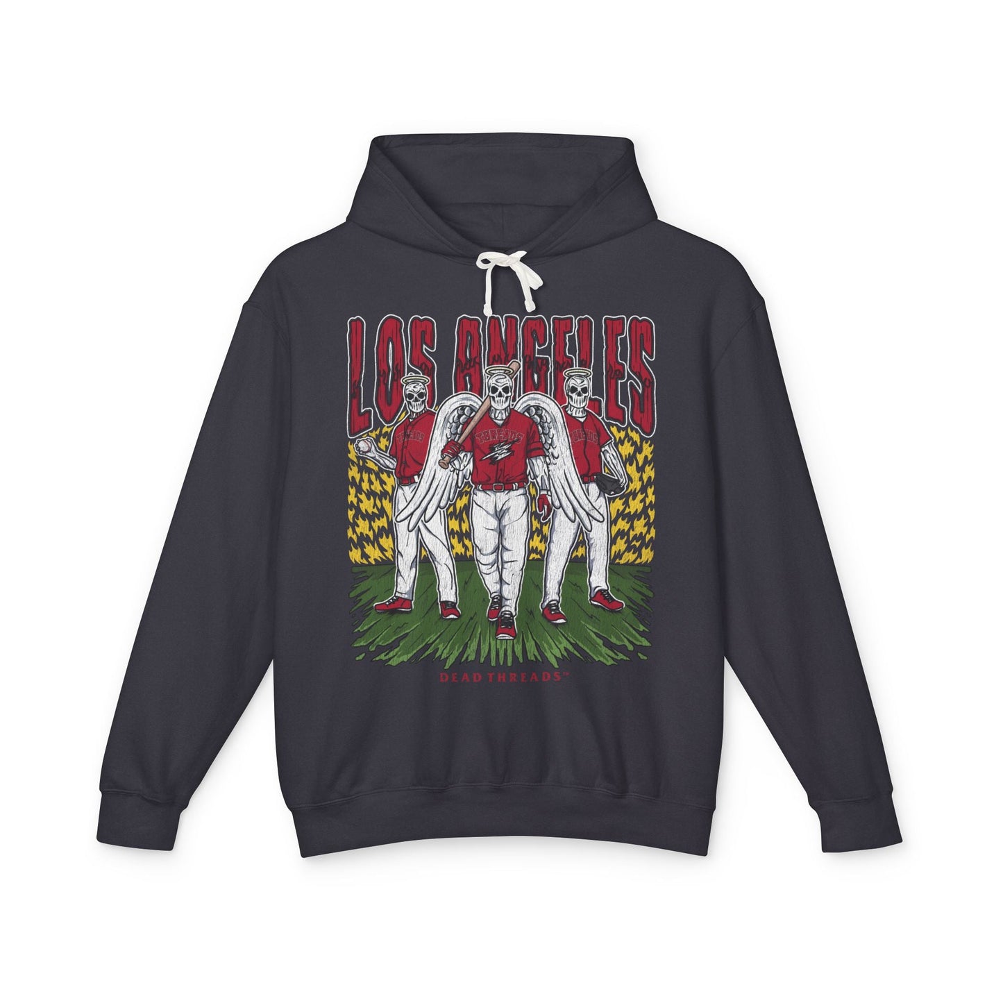 LOS ANGELES “RED” BASEBALL - LIGHTWEIGHT HOODIE – Lightweight – Dead Threads Apparel