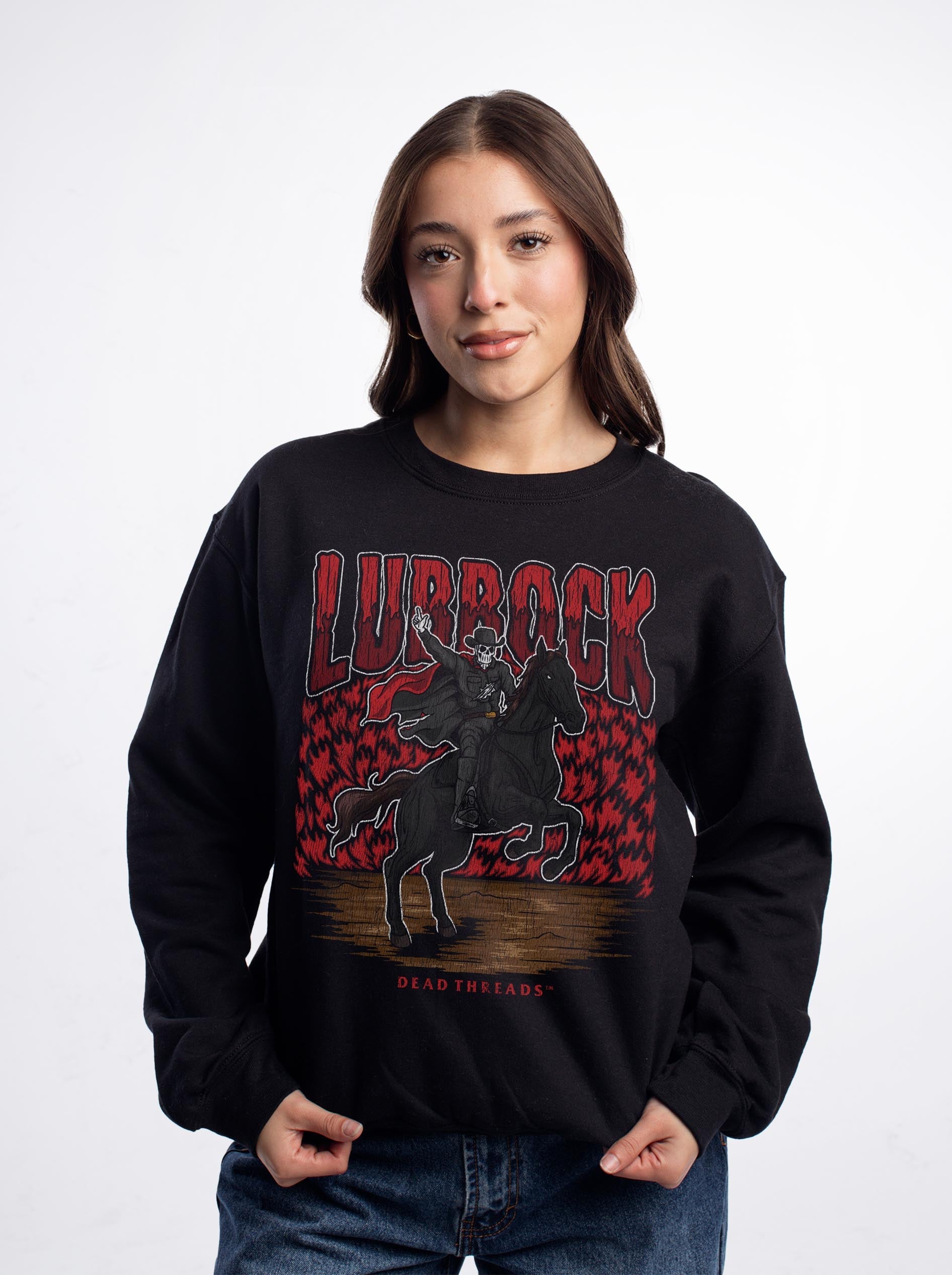 LUBBOCK CREWNECK SWEATSHIRT – Sweatshirt – Dead Threads Apparel