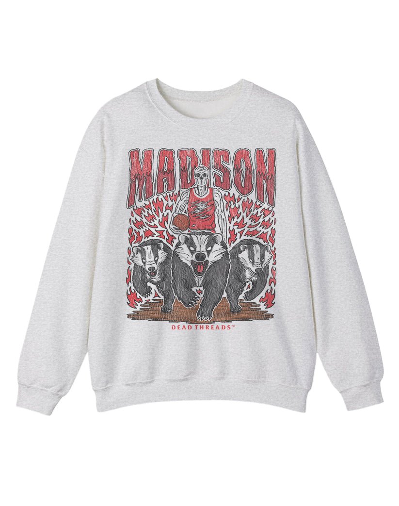 MADISON BASKETBALL CREWNECK SWEATSHIRT – Sweatshirt – Dead Threads Apparel