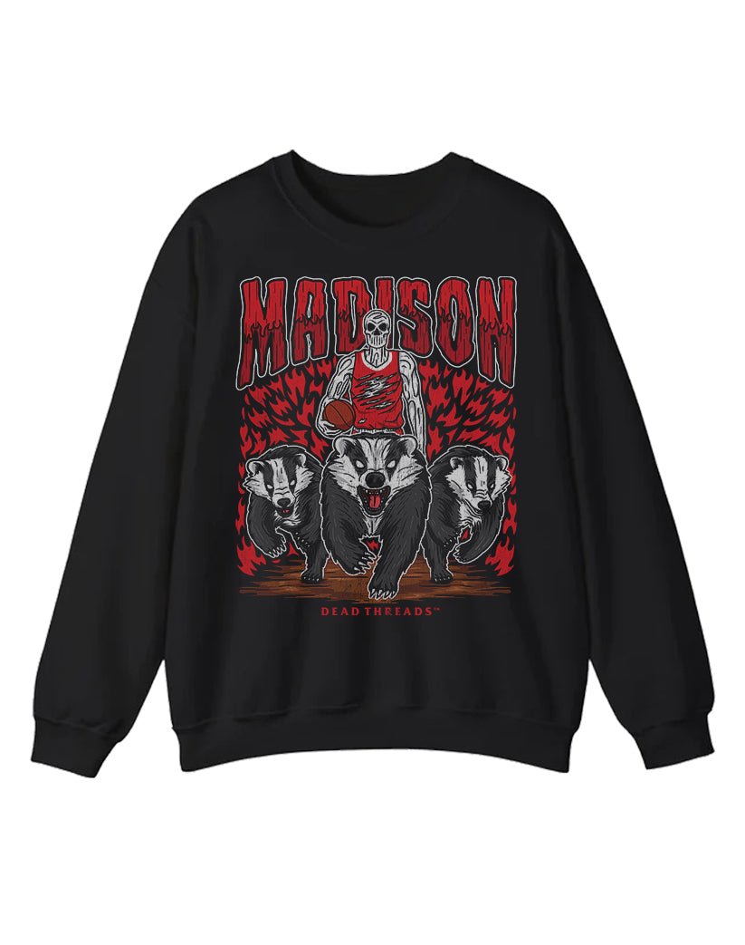 MADISON BASKETBALL CREWNECK SWEATSHIRT – Sweatshirt – Dead Threads Apparel