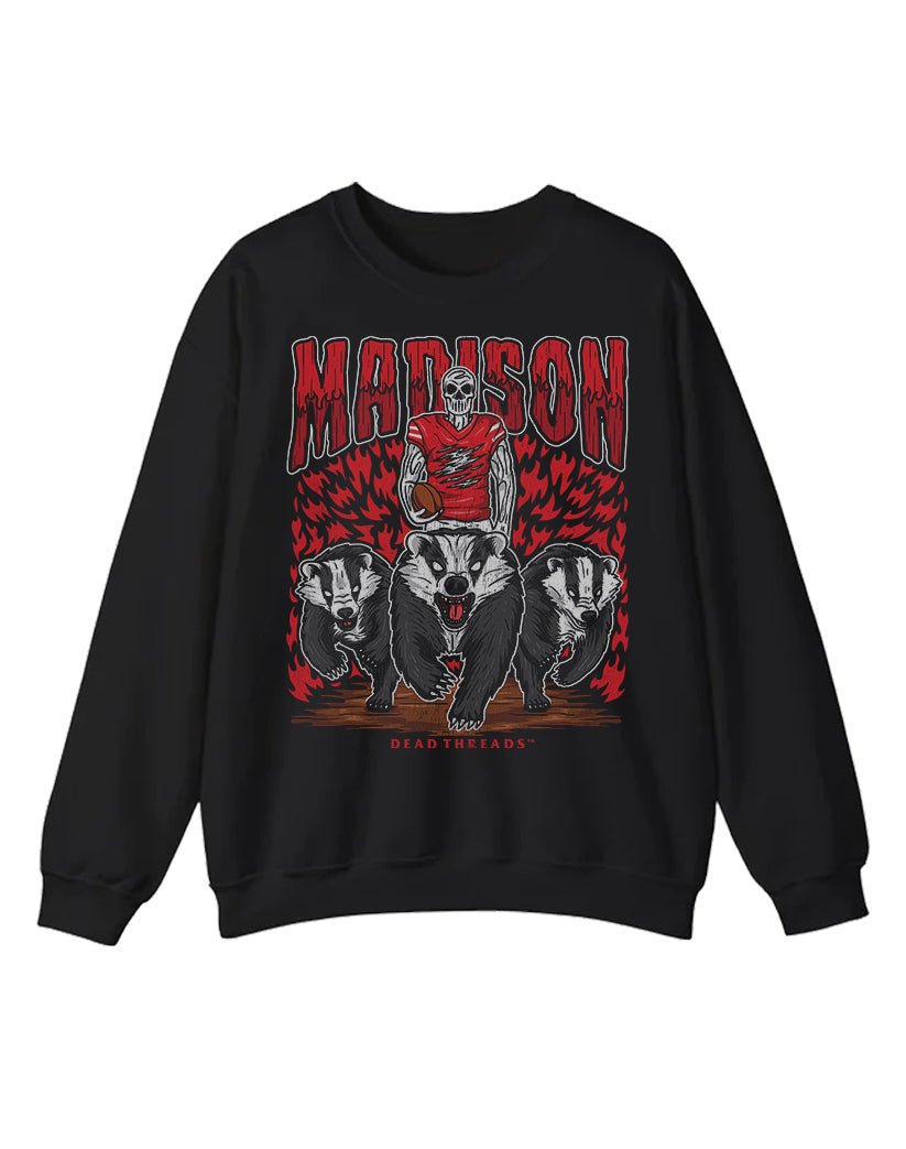 MADISON FOOTBALL CREWNECK SWEATSHIRT – Sweatshirt – Dead Threads Apparel