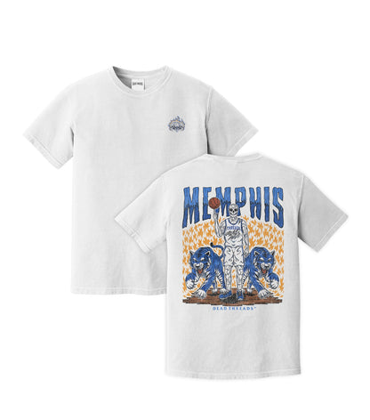 MEMPHIS BASKETBALL - “3 SKULL” PREMIUM T - SHIRT – T-Shirt – Dead Threads Apparel