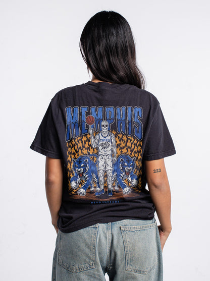 MEMPHIS BASKETBALL - “3 SKULL” PREMIUM T - SHIRT – T-Shirt – Dead Threads Apparel