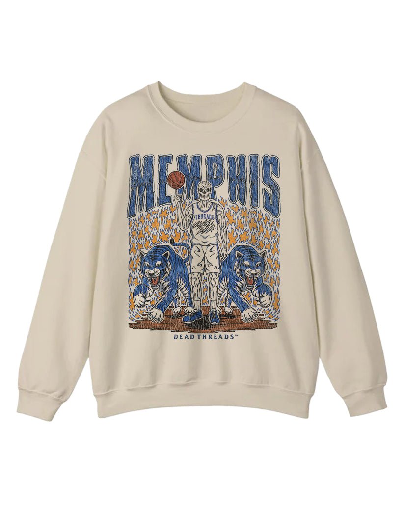 MEMPHIS BASKETBALL CREWNECK SWEATSHIRT – Sweatshirt – Dead Threads Apparel