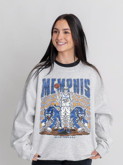 MEMPHIS BASKETBALL CREWNECK SWEATSHIRT – Sweatshirt – Dead Threads Apparel