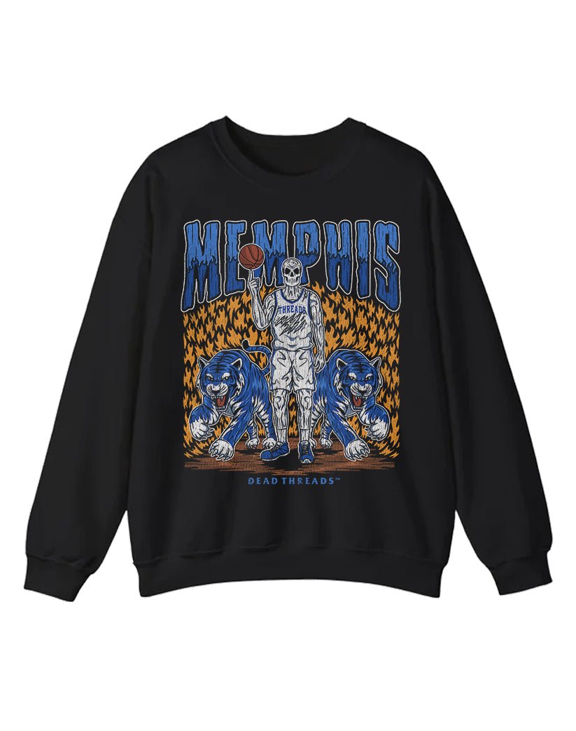 MEMPHIS BASKETBALL CREWNECK SWEATSHIRT – Sweatshirt – Dead Threads Apparel