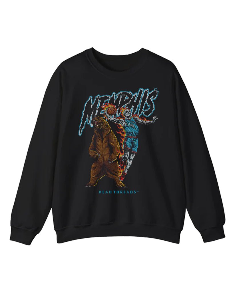 MEMPHIS BASKETBALL CREWNECK SWEATSHIRT – Sweatshirt – Dead Threads Apparel