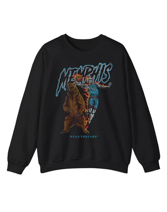 MEMPHIS BASKETBALL CREWNECK SWEATSHIRT – Sweatshirt – Dead Threads Apparel