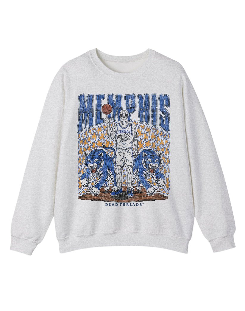 MEMPHIS BASKETBALL CREWNECK SWEATSHIRT – Sweatshirt – Dead Threads Apparel