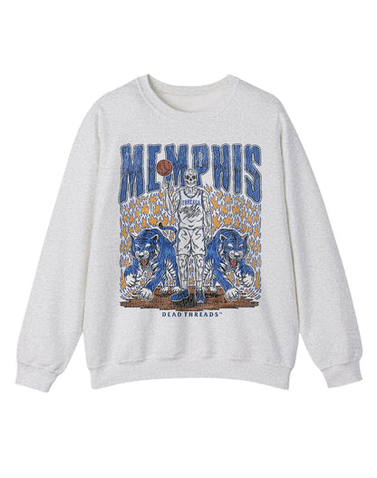 MEMPHIS BASKETBALL CREWNECK SWEATSHIRT – Sweatshirt – Dead Threads Apparel