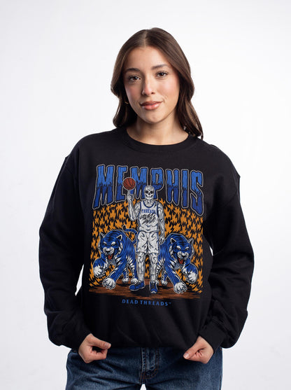 MEMPHIS BASKETBALL CREWNECK SWEATSHIRT – Sweatshirt – Dead Threads Apparel