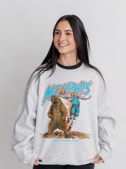 MEMPHIS BASKETBALL CREWNECK SWEATSHIRT – Sweatshirt – Dead Threads Apparel