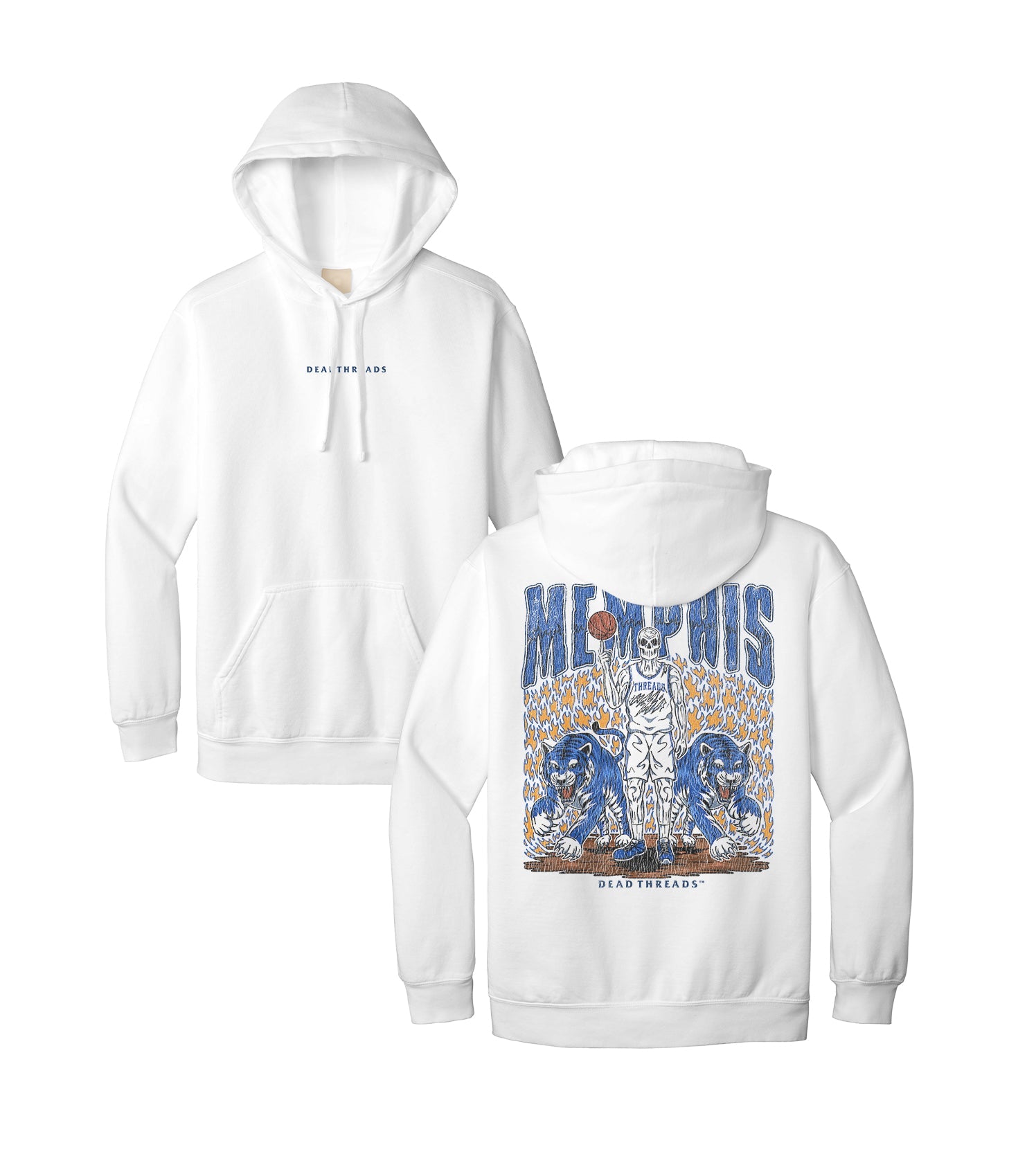 MEMPHIS BASKETBALL - “DT ESSENTIAL" HOODIE – Hoodie – Dead Threads Apparel